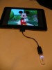 Cablu OTG USB pt Samsung Galaxy TAB conecteaza : MOUSE, STICK MEMORIE, TASTATURA WIRELESS, TASTATURA CU FIR,