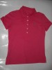 tricou cu guler elastic - LACOSTE