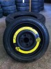 Roata de rezerva pe 14, cu cauciuc 105/70/14, 4x100, ET 45, pentru VW, Audi, Seat, Skoda, compatibila si Opel, Dacia Logan