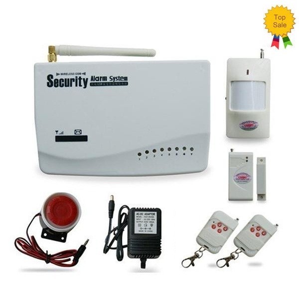 Sistem de Alarma WIRELESS GSM Model 2014 cu 2 TELECOMENZI, Antena, Senzor miscare, Sirena si Contact usa pentru Casa Centrala telefonica foto mare Sistem de Alarma WIRELESS GSM Model 2014 cu 2 TELECOMENZI, Antena, Senzor miscare, Sirena si Contact usa pentru Casa Centrala telefonica foto mare