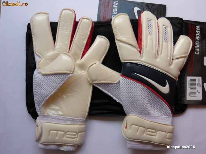 MANUSI PORTAR NIKE VAPOR GRIP 3 O R I G I N A L E !!! MARIMEA 11 foto mare MANUSI PORTAR NIKE VAPOR GRIP 3 O R I G I N A L E !!! MARIMEA 11 foto mare