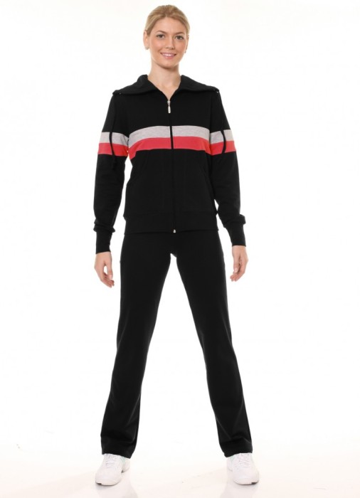 Trening dama Pentru sezonul rece, bumbac flausat + lycra.LAZO foto mare Trening dama Pentru sezonul rece, bumbac flausat + lycra.LAZO foto mare