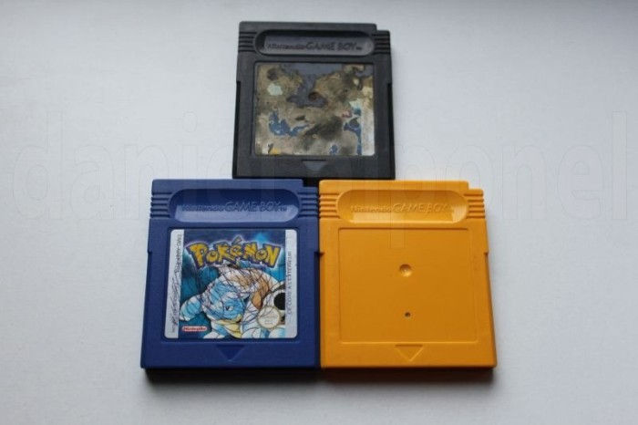 POKEMON Yellow, Blue, Trading Card Game - Nintendo Game Boy / GameBoy foto mare POKEMON Yellow, Blue, Trading Card Game - Nintendo Game Boy / GameBoy foto mare